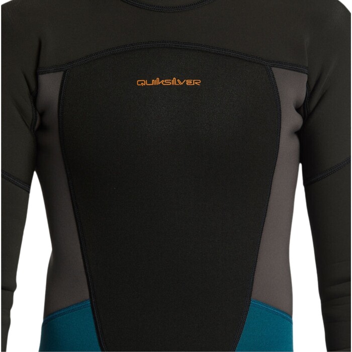 2024 Quiksilver Junior Prologue 5/4/3mm Back Zip Wetsuit EQBW103118 - Midnight Turquoise